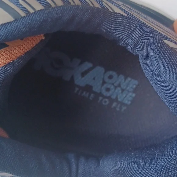 Hoka One One Women's Bondi 6 10D Wide Running Shoes 1019272 MIDP Navy - Picture 9 of 16